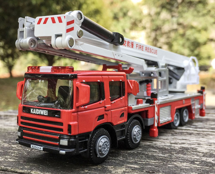 Fire Escape Ladder - Vehículos de ingeniería de aleación 1:50,