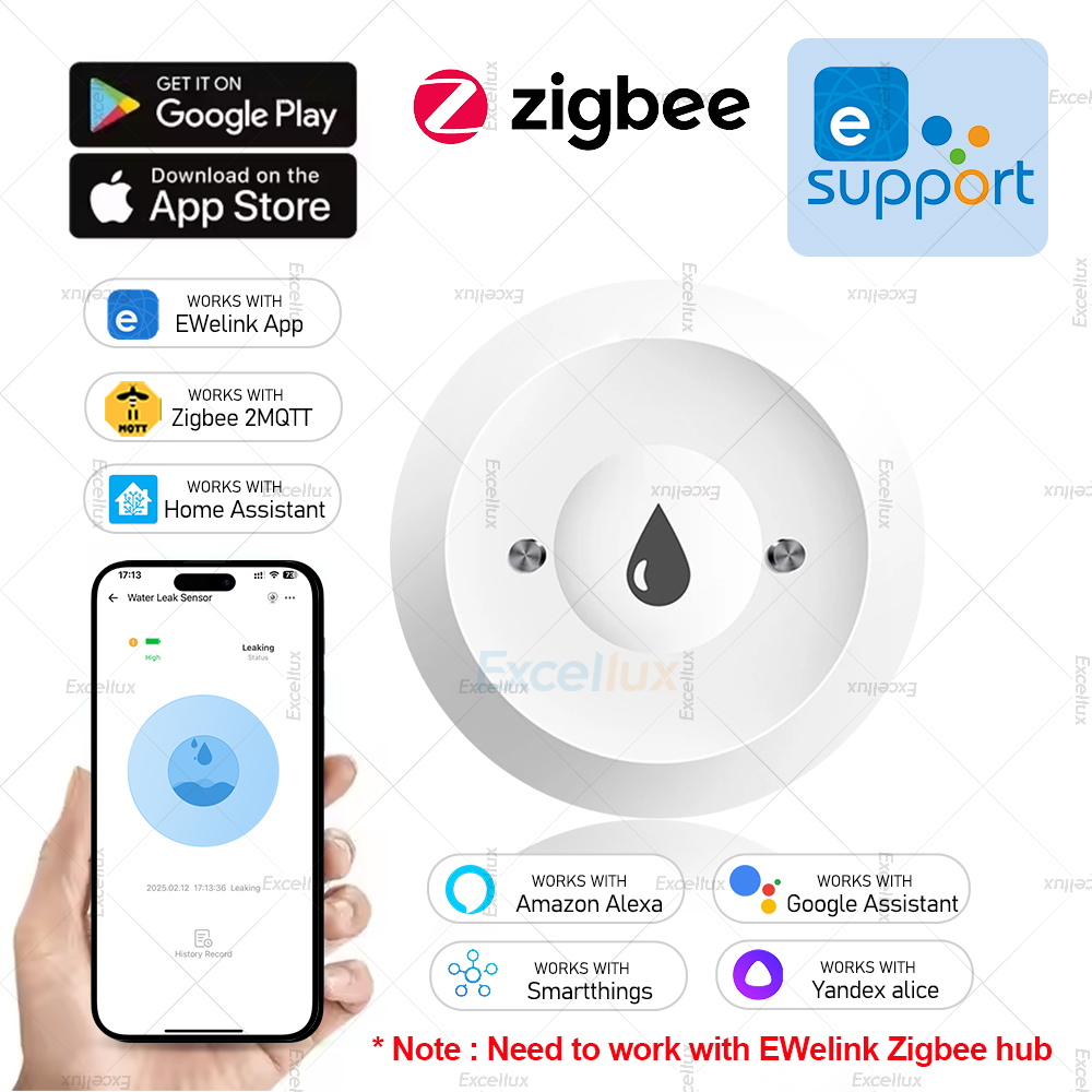 Water Alarm Sensor - Ewelink Zigbee 3,0 Sensor de agua