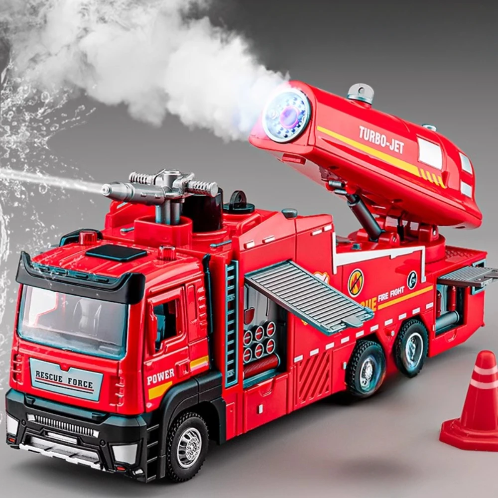Fire Escape Ladder - Camión de bomberos con rociador de
