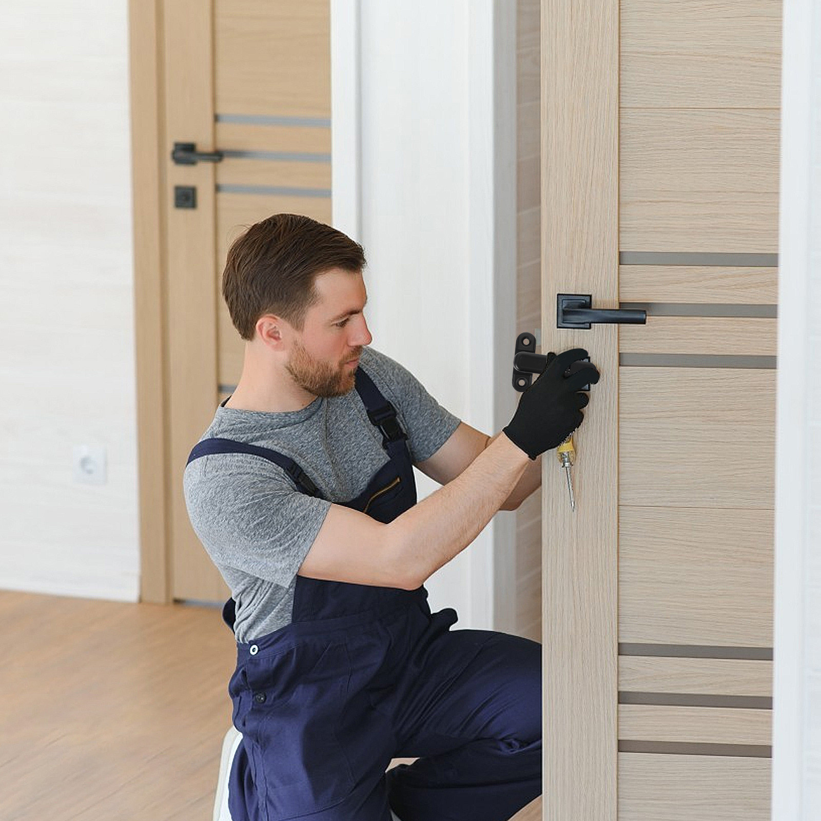 Door Stop Alarm - Alarma de Puerta Portátil Antirrobo, Bloqueador