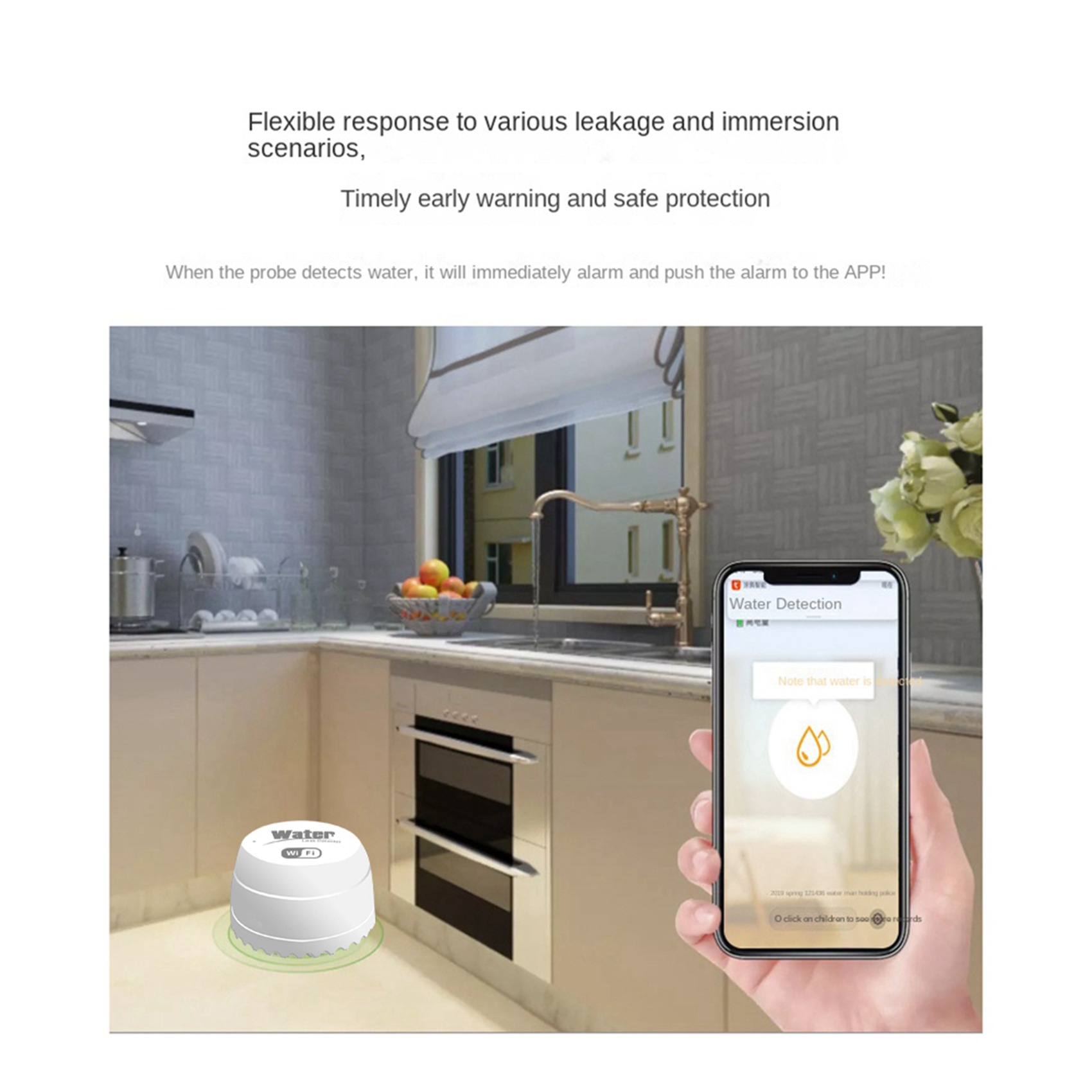 Water Alarm Sensor - Detector de Fugas de Agua Inteligente