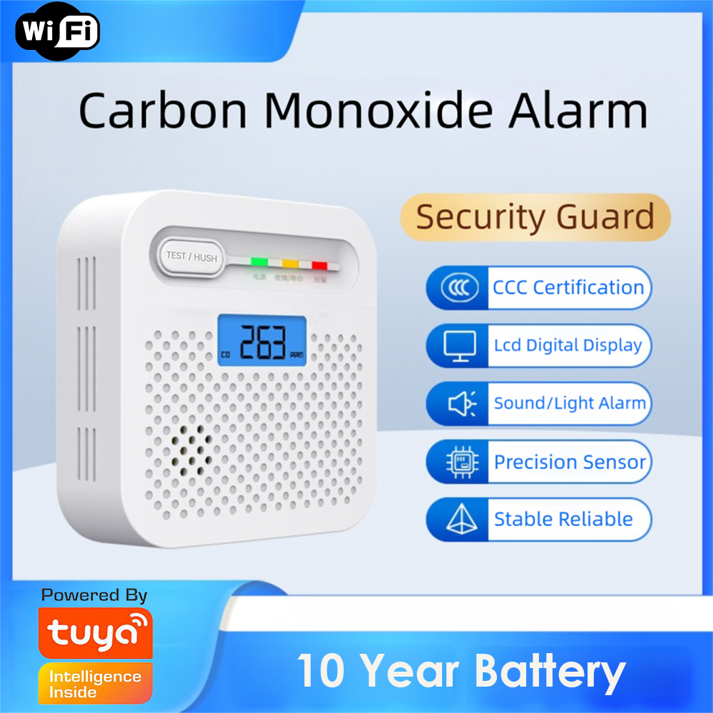 Co Detector Plug - Detector de CO Inteligente WiFi Arumny