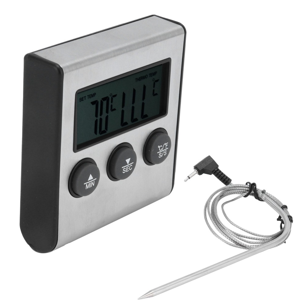 Pool Alarm Float - Termómetro Digital para Carne Plateado con