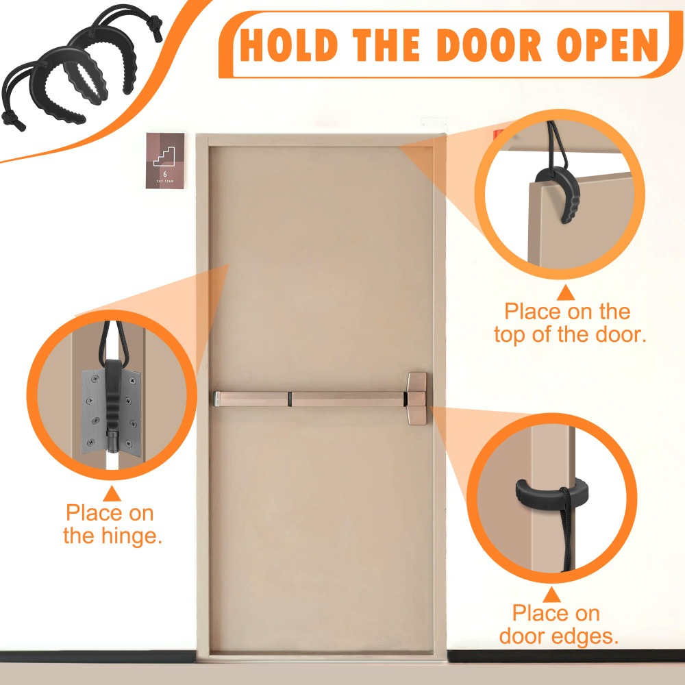 Cunilla de goma fácil de usar  - Door Stop Alarm reseña y precio