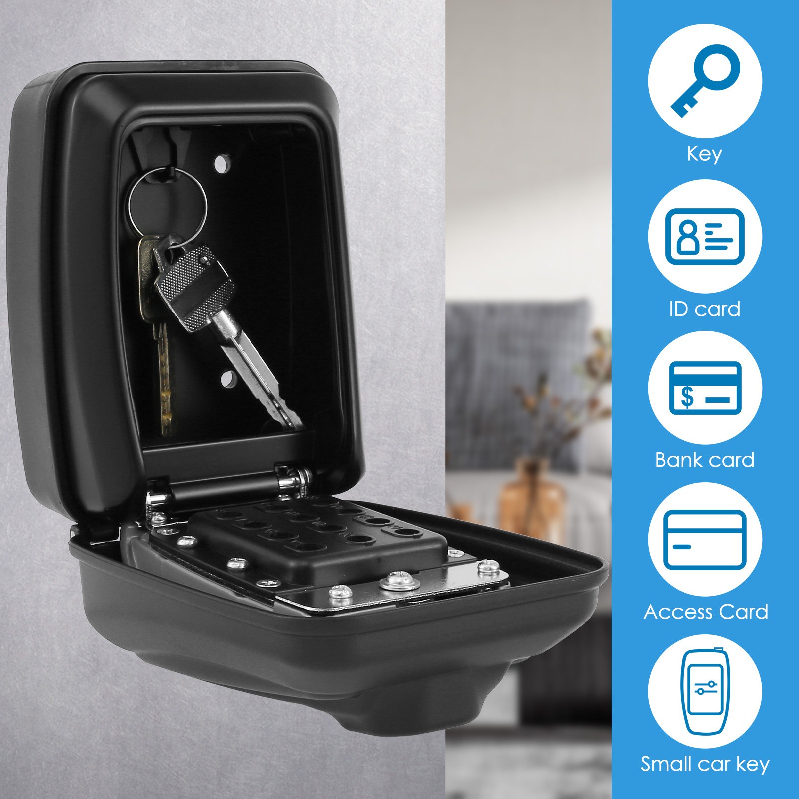 Caja de bloqueo de llave de mo - Lockbox Key Secure reseña y precio
