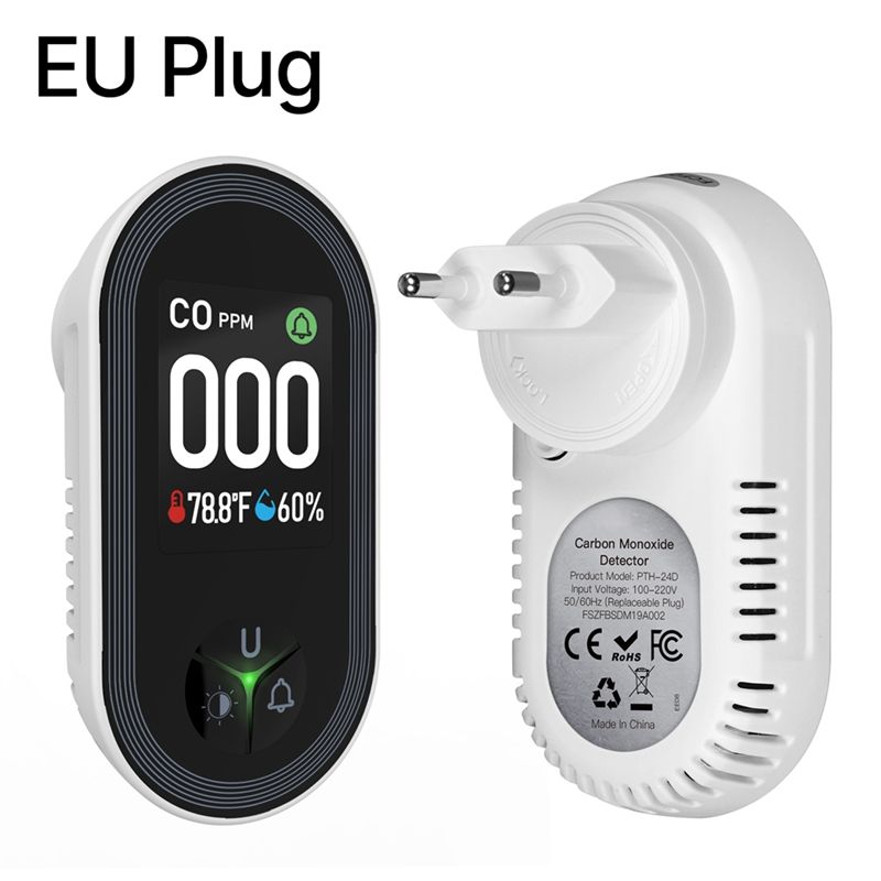 Monitor de CO Integrado con Al - Co Detector Plug reseña y precio