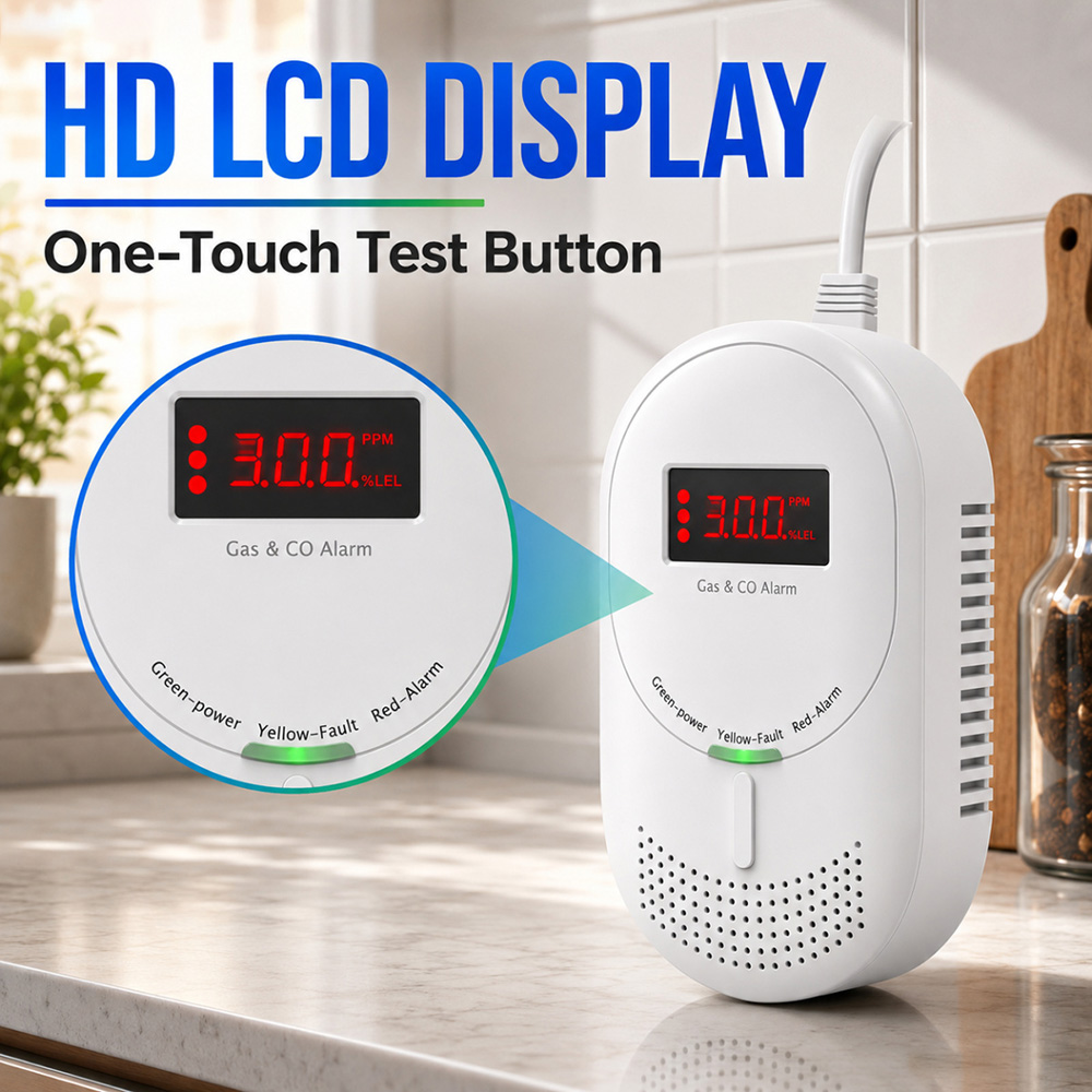 Detector de Gas y Monóxido de  - Co Detector Plug reseña y precio