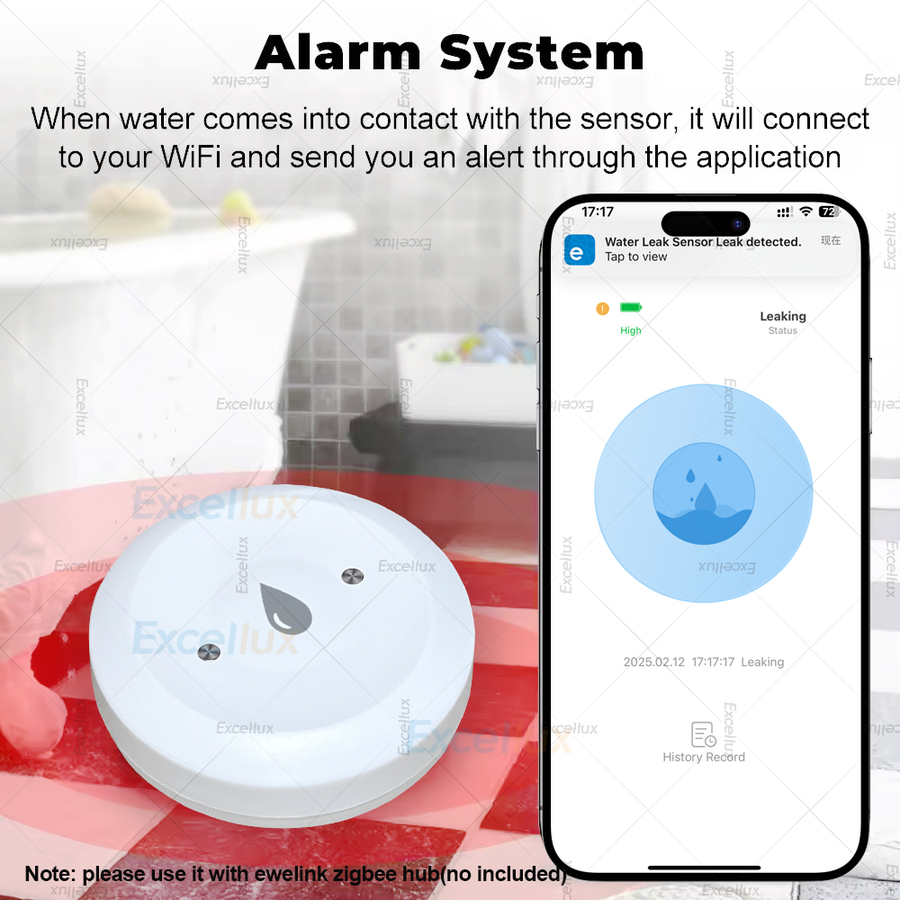 Ewelink Zigbee 3,0 Sensor de a - Water Alarm Sensor reseña y precio