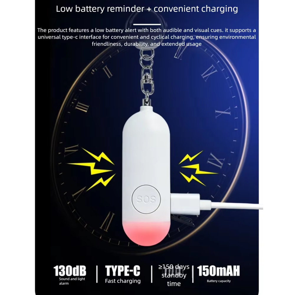 Alarma de Defensa Personal con - Personal Alarm Keychain reseña y precio