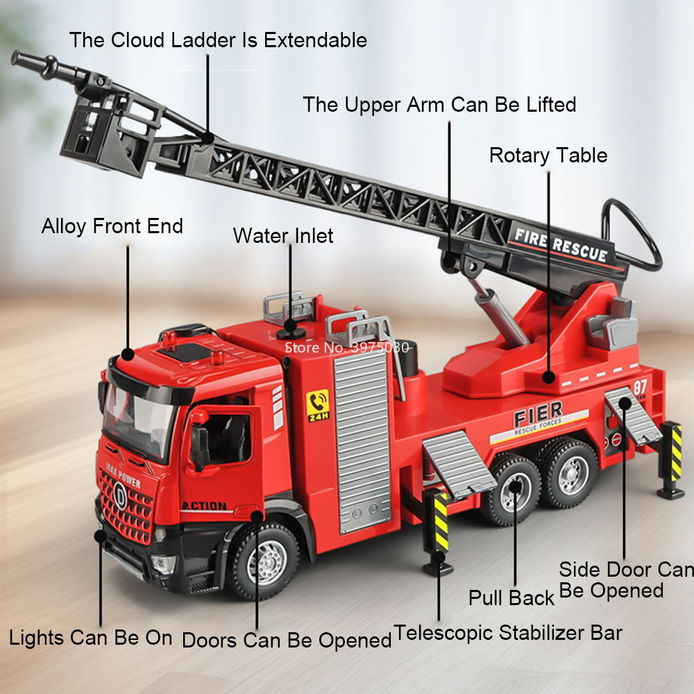 Modelo de motor de bomberos a  - Fire Escape Ladder reseña y precio
