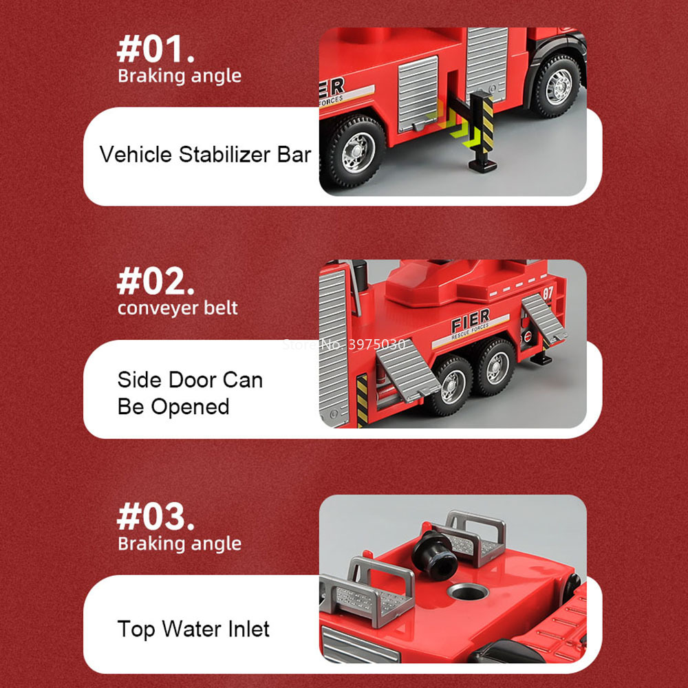 Modelo de motor de bomberos a  - Fire Escape Ladder reseña y precio