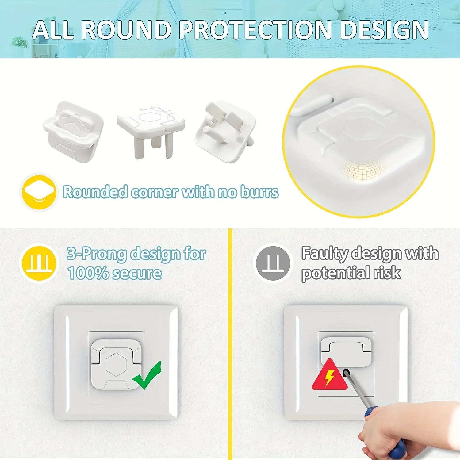 1-20 protectores de enchufes a - Outlet Cover Baby reseña y precio