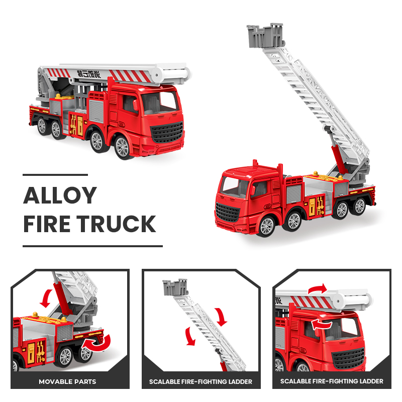 Camión de bomberos fundido a p - Fire Escape Ladder reseña y precio