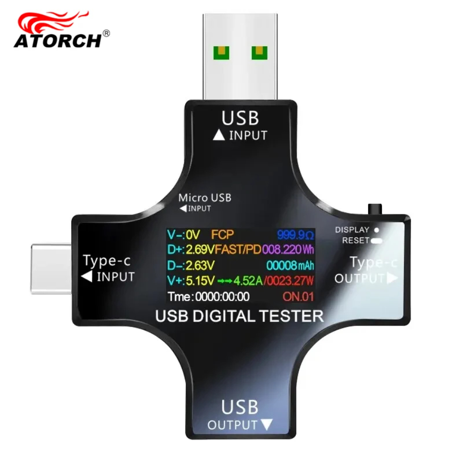 Probador USB DC tipo C PD volt - Co Detector Plug reseña y precio