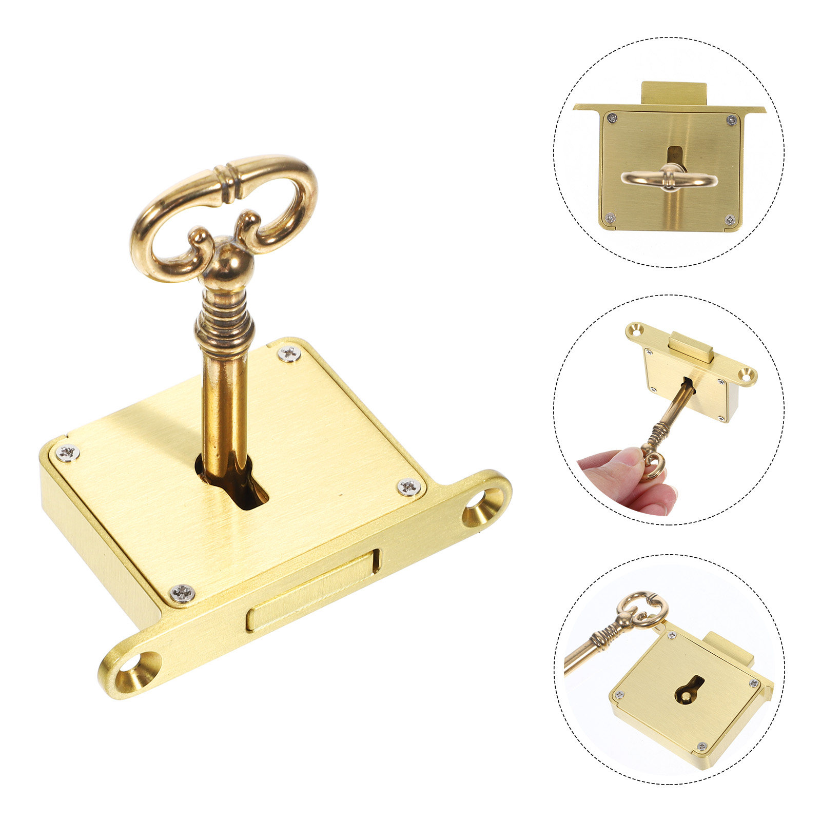 Juego de 1 cerradura de latón  - Lockbox Key Secure reseña y precio