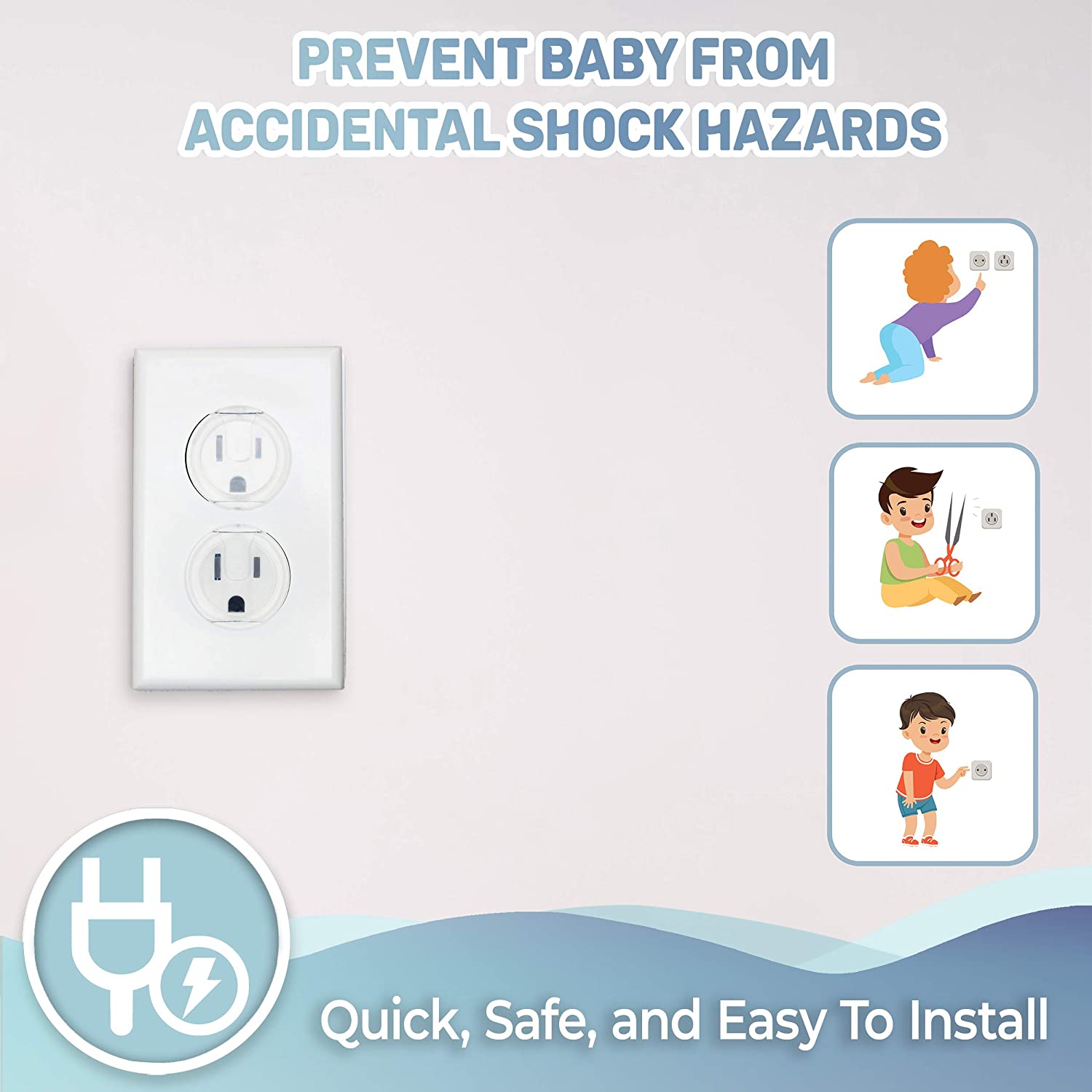 10 Uds. Cubiertas de salida, p - Outlet Cover Baby reseña y precio