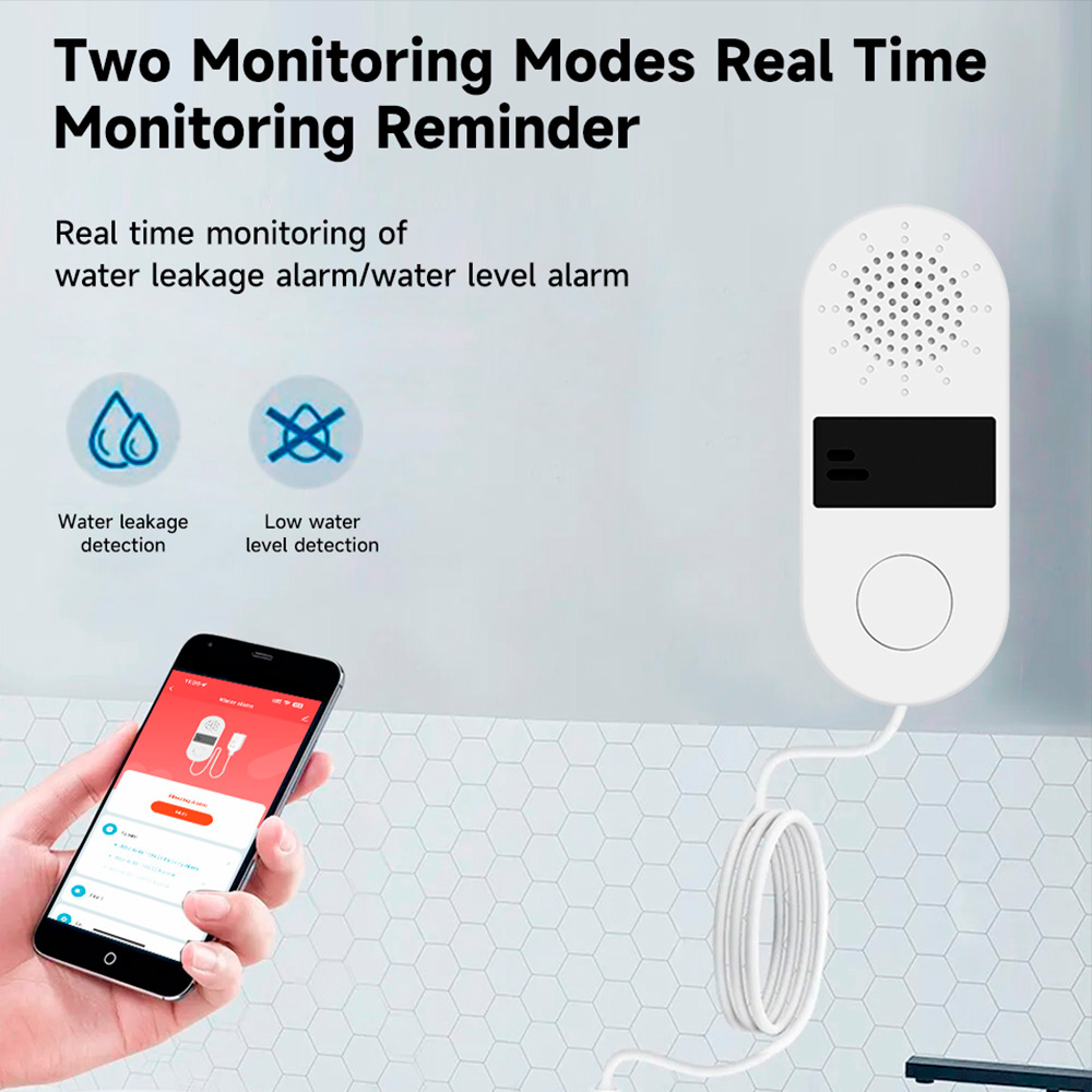 Detector de fugas de agua con  - Water Alarm Sensor reseña y precio