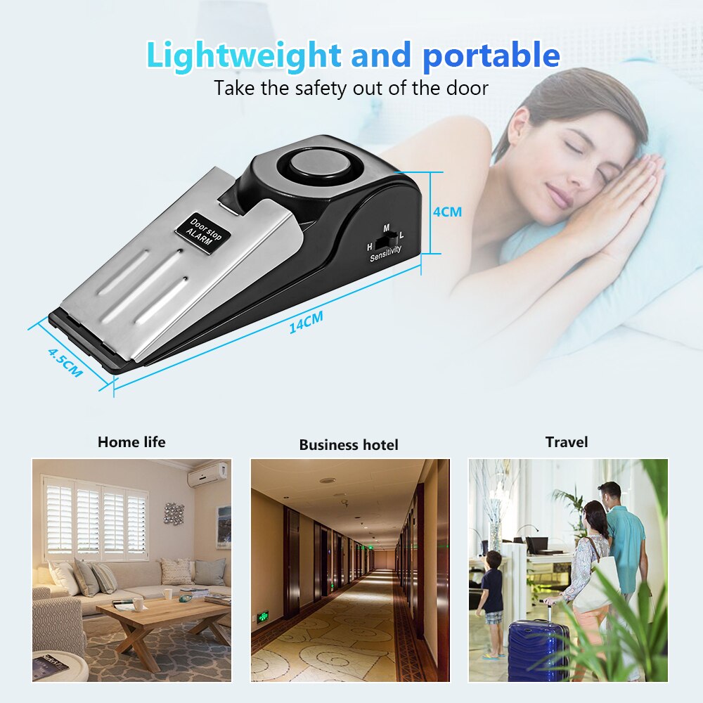 Sistema de Alarma Inalámbrico  - Door Stop Alarm reseña y precio