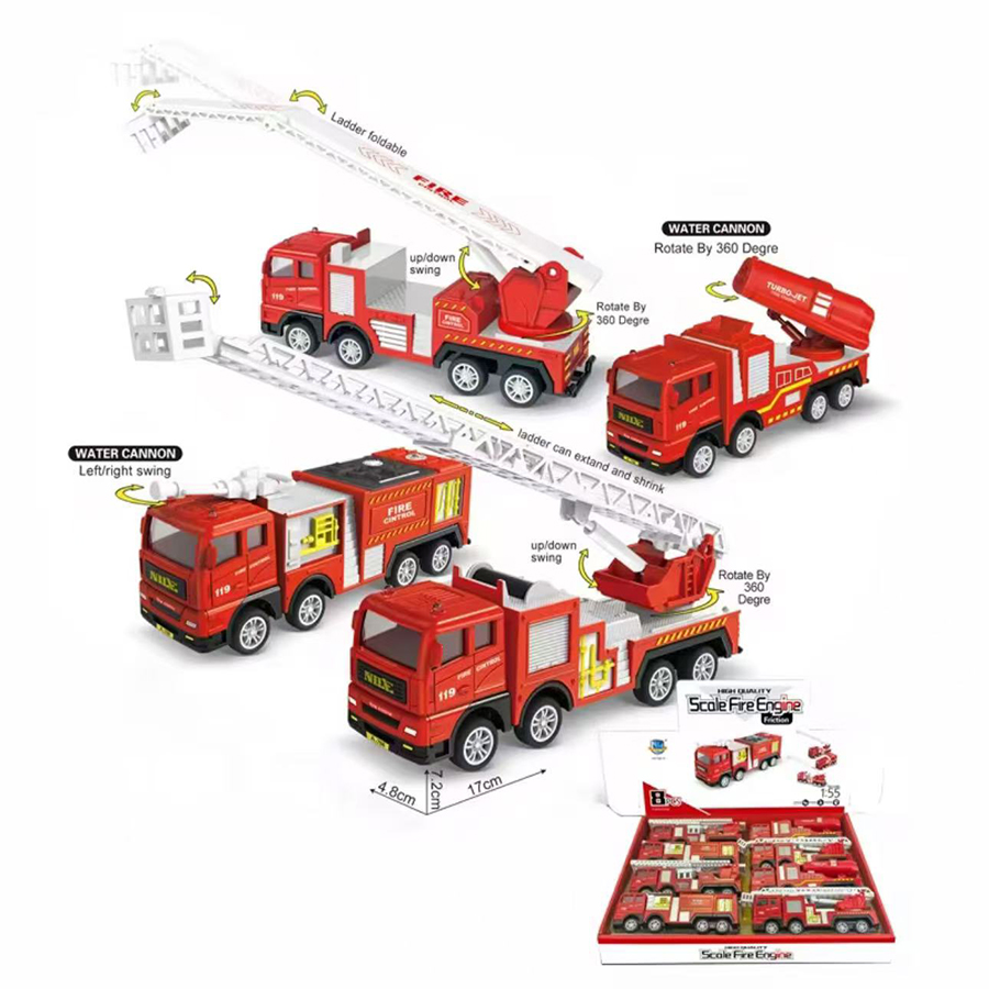 Camión de bomberos de aleación - Fire Escape Ladder reseña y precio