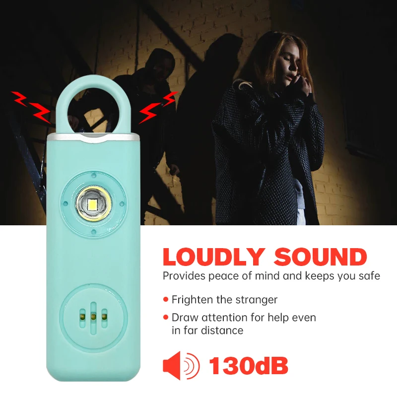 Alarma Personal Recargable de  - Personal Alarm Keychain reseña y precio