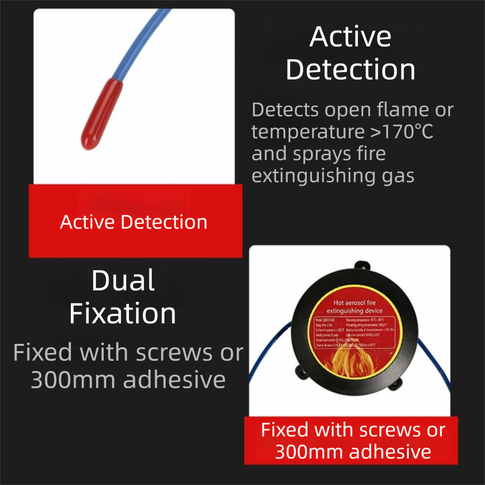 Dispositivo Ignífugo de Doble  - Fire Extinguisher Small reseña y precio